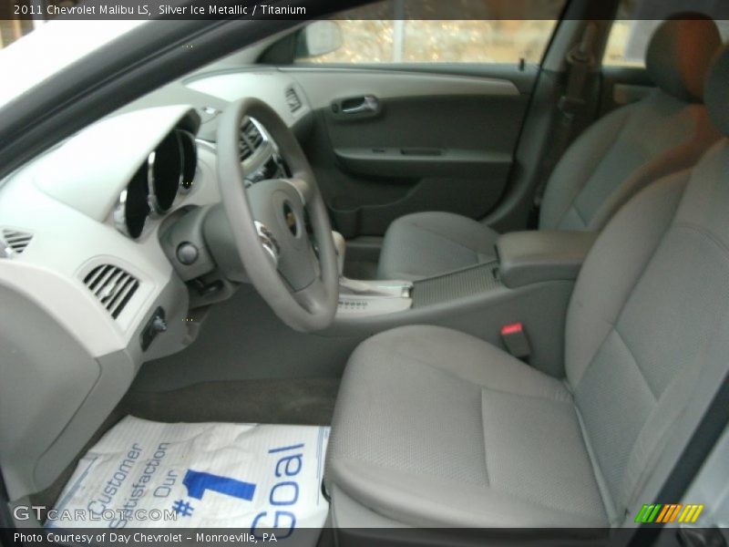 Silver Ice Metallic / Titanium 2011 Chevrolet Malibu LS