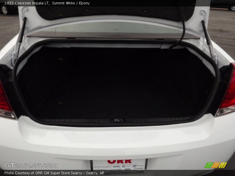 Summit White / Ebony 2012 Chevrolet Impala LT