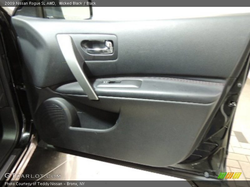 Wicked Black / Black 2009 Nissan Rogue SL AWD