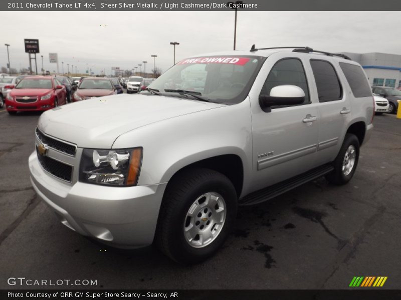 Sheer Silver Metallic / Light Cashmere/Dark Cashmere 2011 Chevrolet Tahoe LT 4x4