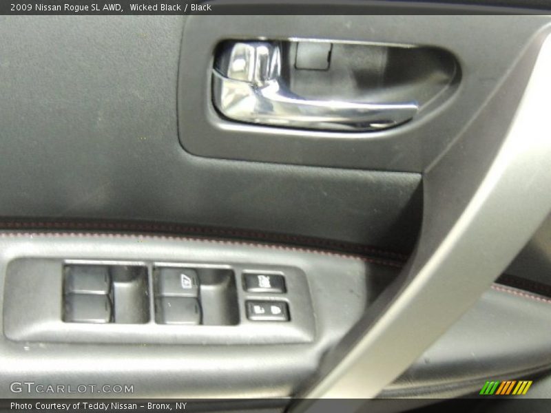 Wicked Black / Black 2009 Nissan Rogue SL AWD