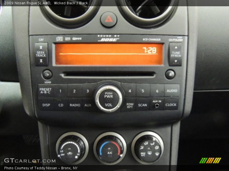 Wicked Black / Black 2009 Nissan Rogue SL AWD