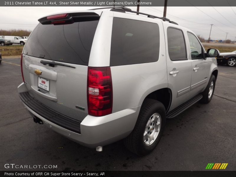 Sheer Silver Metallic / Light Cashmere/Dark Cashmere 2011 Chevrolet Tahoe LT 4x4