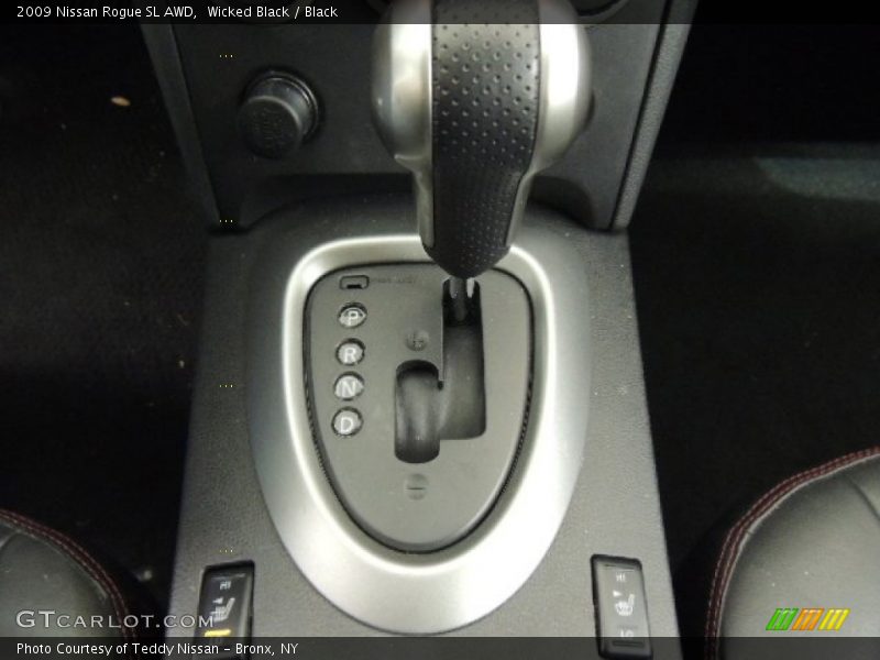 Wicked Black / Black 2009 Nissan Rogue SL AWD