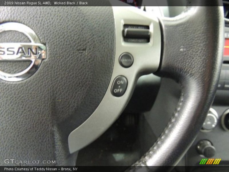 Wicked Black / Black 2009 Nissan Rogue SL AWD