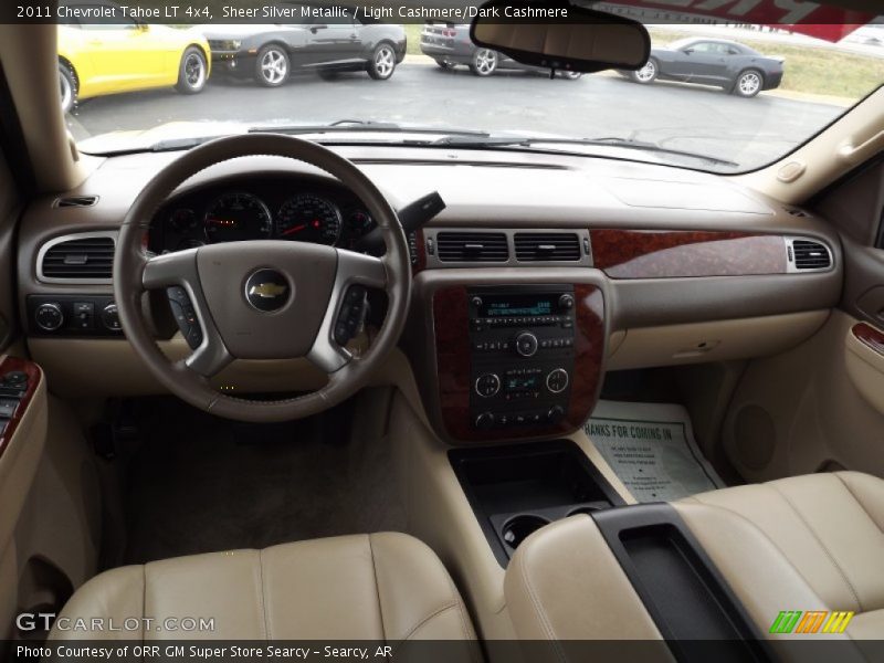 Sheer Silver Metallic / Light Cashmere/Dark Cashmere 2011 Chevrolet Tahoe LT 4x4