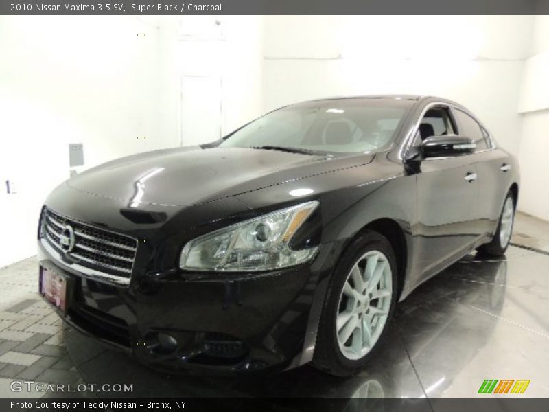 Super Black / Charcoal 2010 Nissan Maxima 3.5 SV