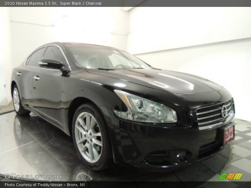 Super Black / Charcoal 2010 Nissan Maxima 3.5 SV