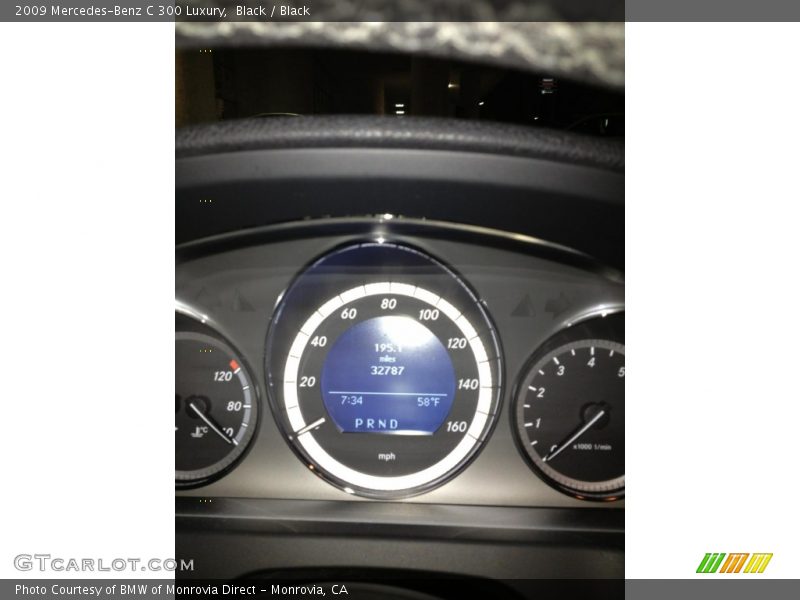 Black / Black 2009 Mercedes-Benz C 300 Luxury
