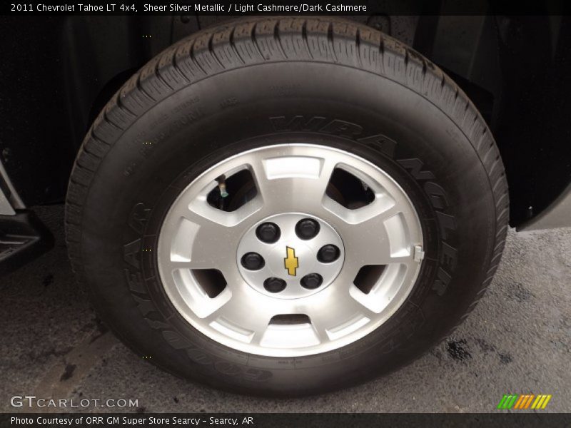 Sheer Silver Metallic / Light Cashmere/Dark Cashmere 2011 Chevrolet Tahoe LT 4x4