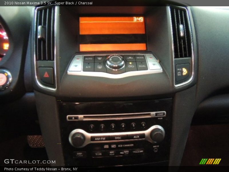 Super Black / Charcoal 2010 Nissan Maxima 3.5 SV