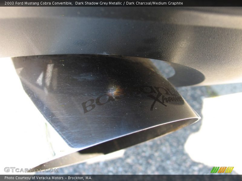 Exhaust of 2003 Mustang Cobra Convertible