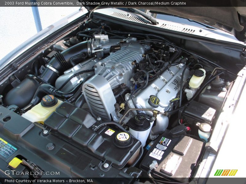  2003 Mustang Cobra Convertible Engine - 4.6 Liter SVT Supercharged DOHC 32-Valve V8