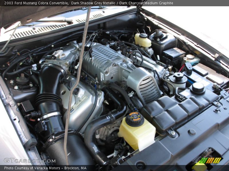  2003 Mustang Cobra Convertible Engine - 4.6 Liter SVT Supercharged DOHC 32-Valve V8