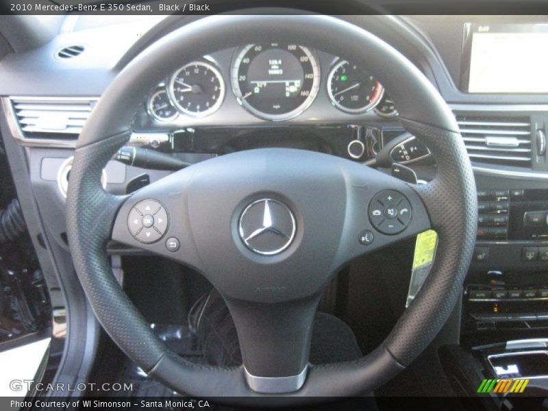Black / Black 2010 Mercedes-Benz E 350 Sedan