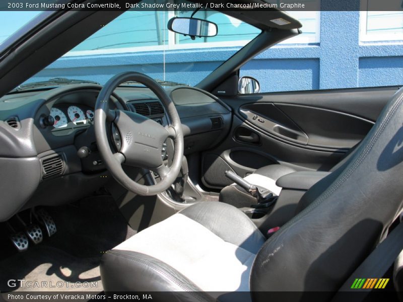 Dark Charcoal/Medium Graphite Interior - 2003 Mustang Cobra Convertible 
