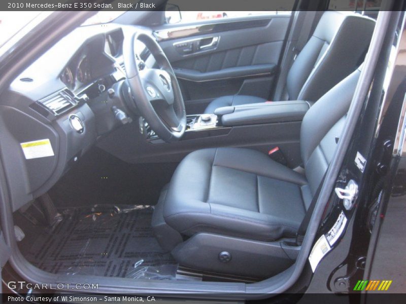 Black / Black 2010 Mercedes-Benz E 350 Sedan
