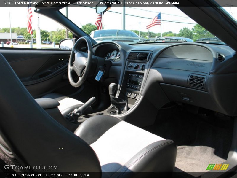 Dark Shadow Grey Metallic / Dark Charcoal/Medium Graphite 2003 Ford Mustang Cobra Convertible