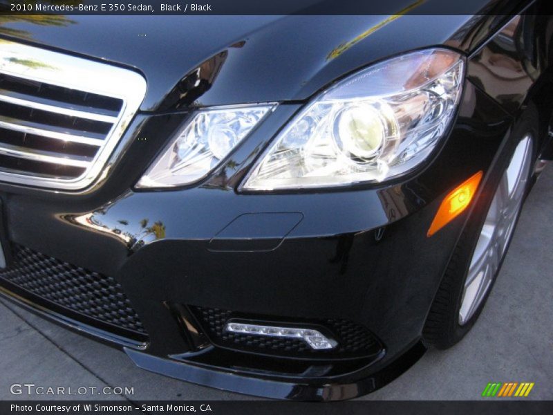 Black / Black 2010 Mercedes-Benz E 350 Sedan