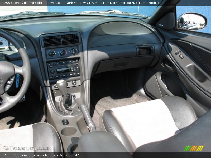 Dark Shadow Grey Metallic / Dark Charcoal/Medium Graphite 2003 Ford Mustang Cobra Convertible