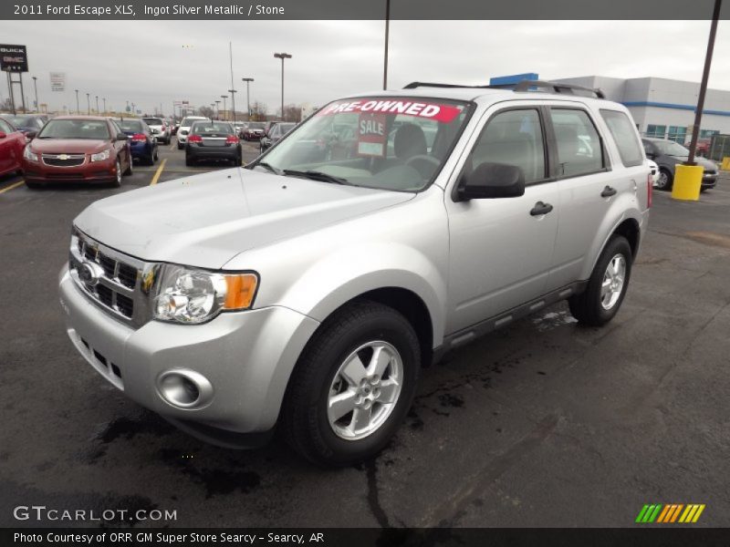 Ingot Silver Metallic / Stone 2011 Ford Escape XLS