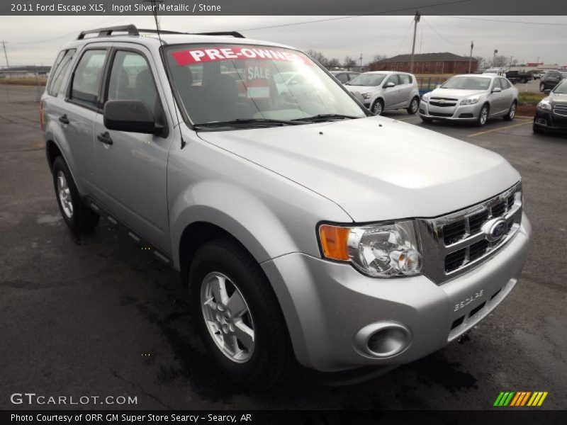 Ingot Silver Metallic / Stone 2011 Ford Escape XLS