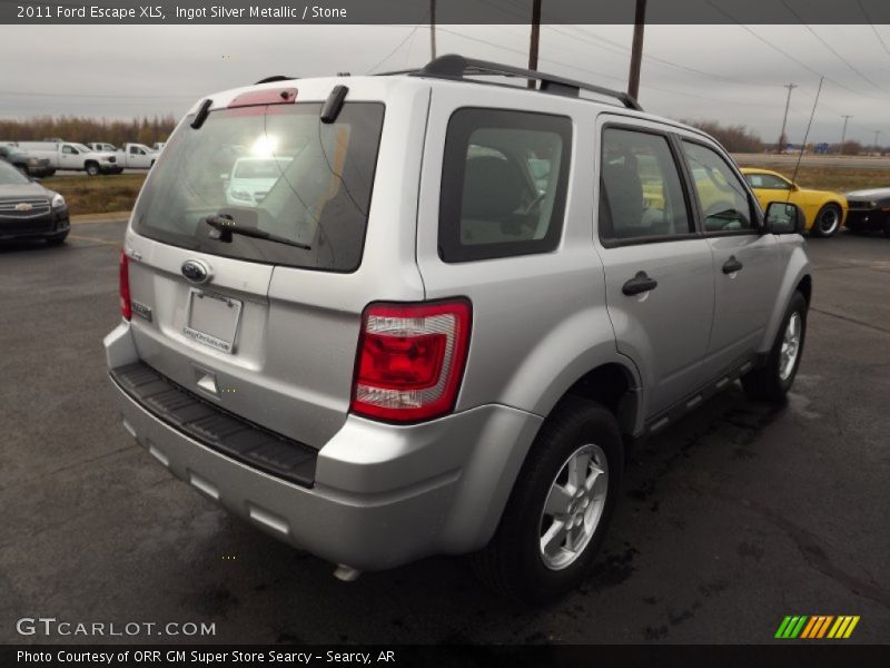 Ingot Silver Metallic / Stone 2011 Ford Escape XLS