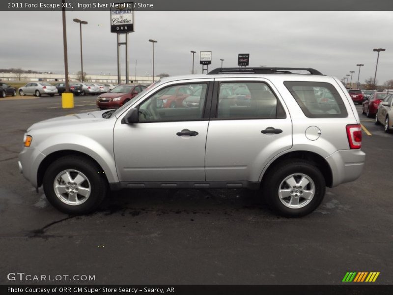 Ingot Silver Metallic / Stone 2011 Ford Escape XLS