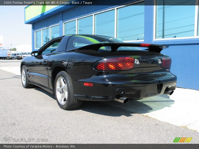 Black / Taupe 2000 Pontiac Firebird Trans Am WS-6 Coupe
