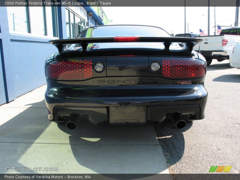 Black / Taupe 2000 Pontiac Firebird Trans Am WS-6 Coupe