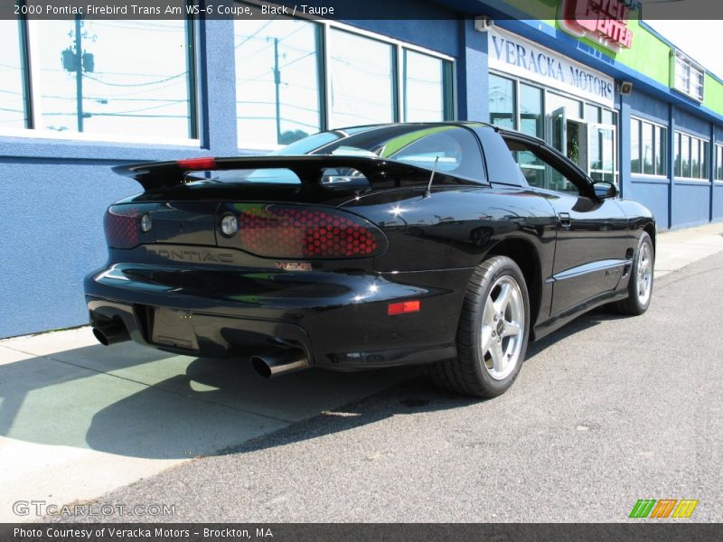 Black / Taupe 2000 Pontiac Firebird Trans Am WS-6 Coupe