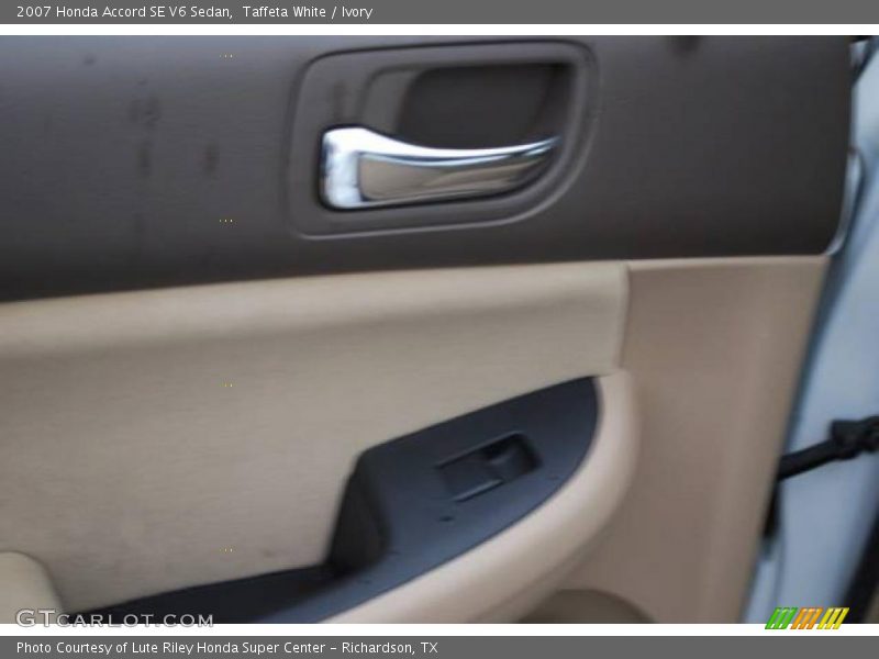 Taffeta White / Ivory 2007 Honda Accord SE V6 Sedan