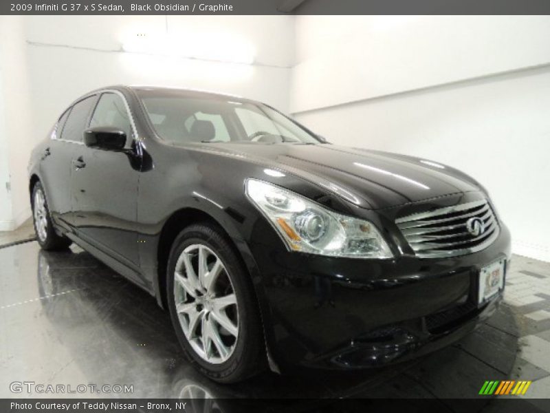 Black Obsidian / Graphite 2009 Infiniti G 37 x S Sedan