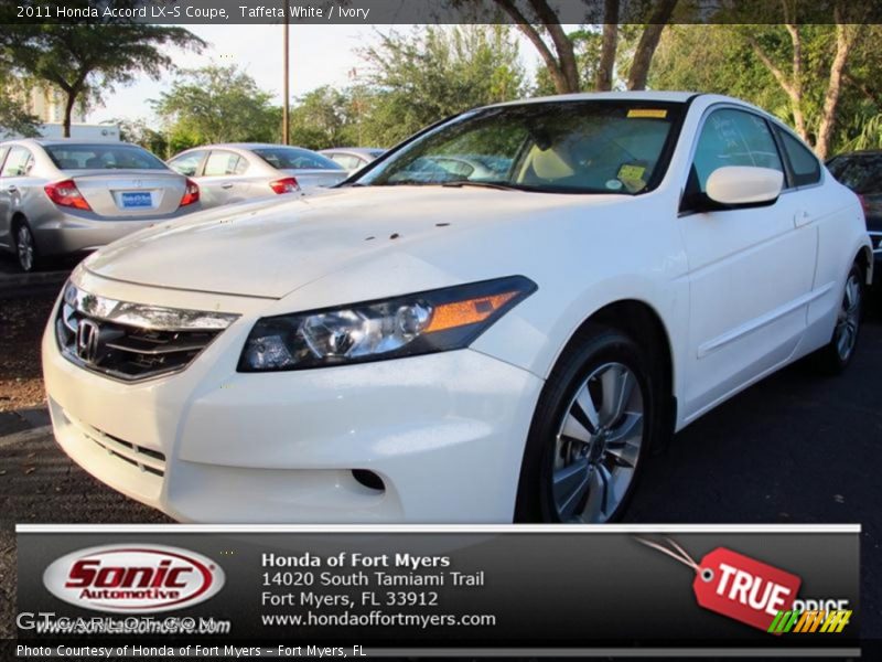 Taffeta White / Ivory 2011 Honda Accord LX-S Coupe