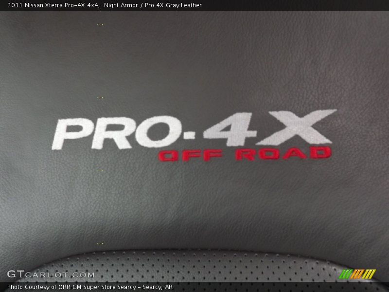 Night Armor / Pro 4X Gray Leather 2011 Nissan Xterra Pro-4X 4x4