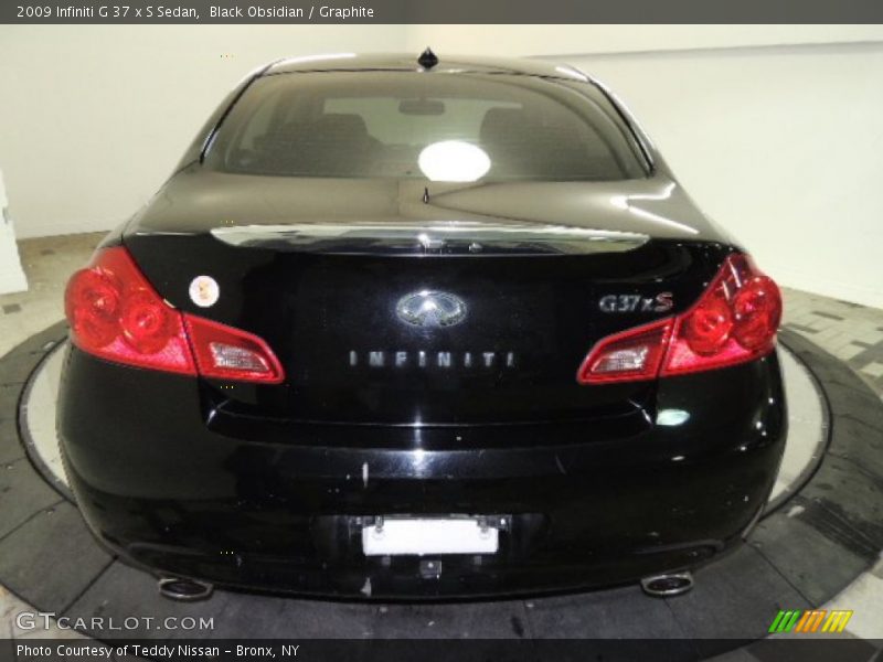 Black Obsidian / Graphite 2009 Infiniti G 37 x S Sedan
