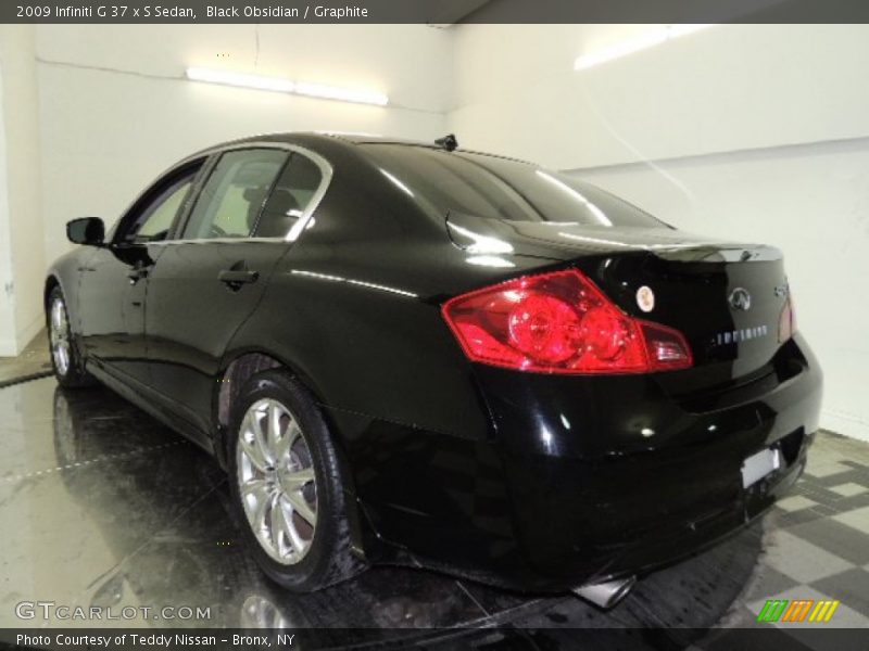 Black Obsidian / Graphite 2009 Infiniti G 37 x S Sedan