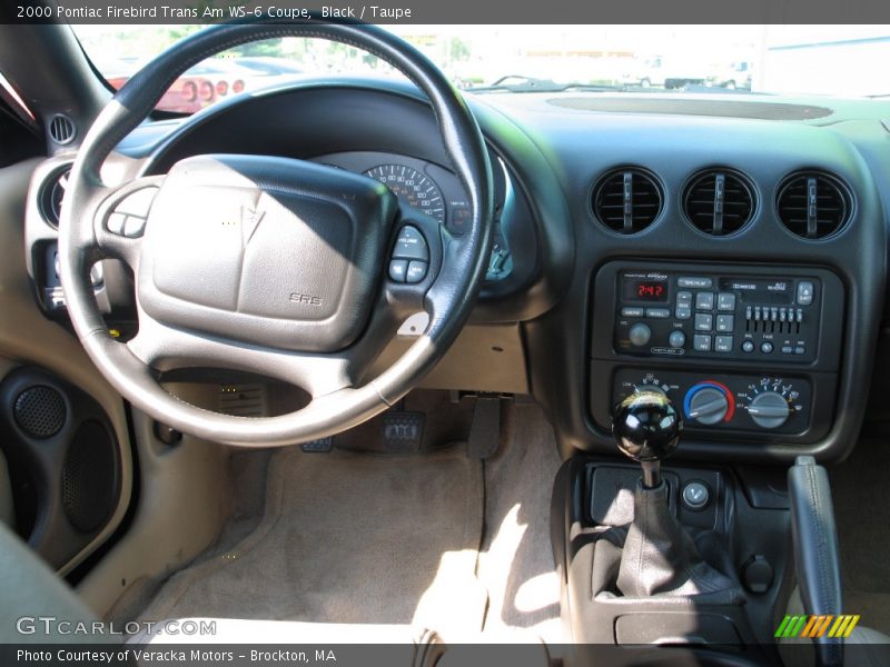 Black / Taupe 2000 Pontiac Firebird Trans Am WS-6 Coupe