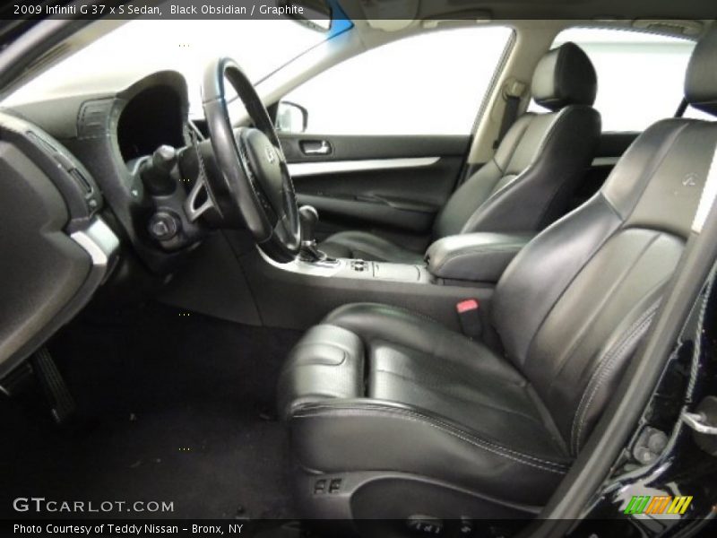 Black Obsidian / Graphite 2009 Infiniti G 37 x S Sedan