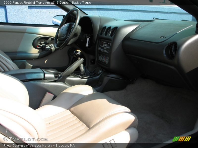 Black / Taupe 2000 Pontiac Firebird Trans Am WS-6 Coupe