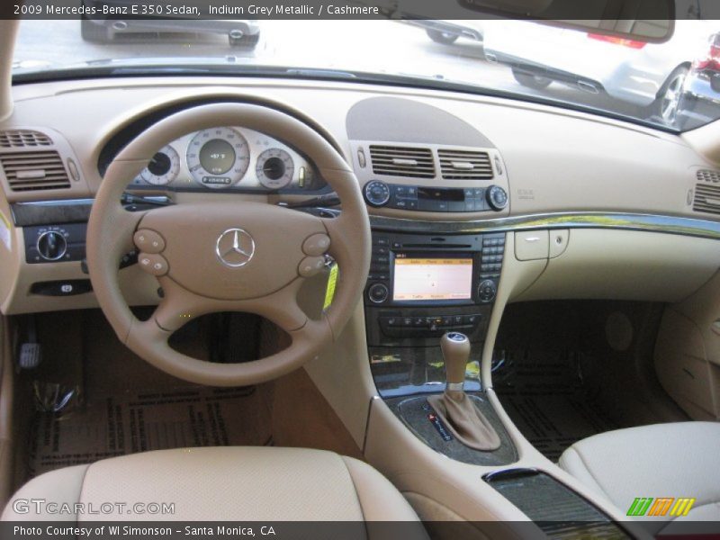 Indium Grey Metallic / Cashmere 2009 Mercedes-Benz E 350 Sedan