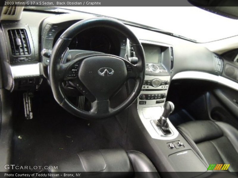 Black Obsidian / Graphite 2009 Infiniti G 37 x S Sedan
