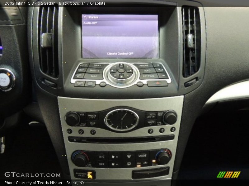 Black Obsidian / Graphite 2009 Infiniti G 37 x S Sedan
