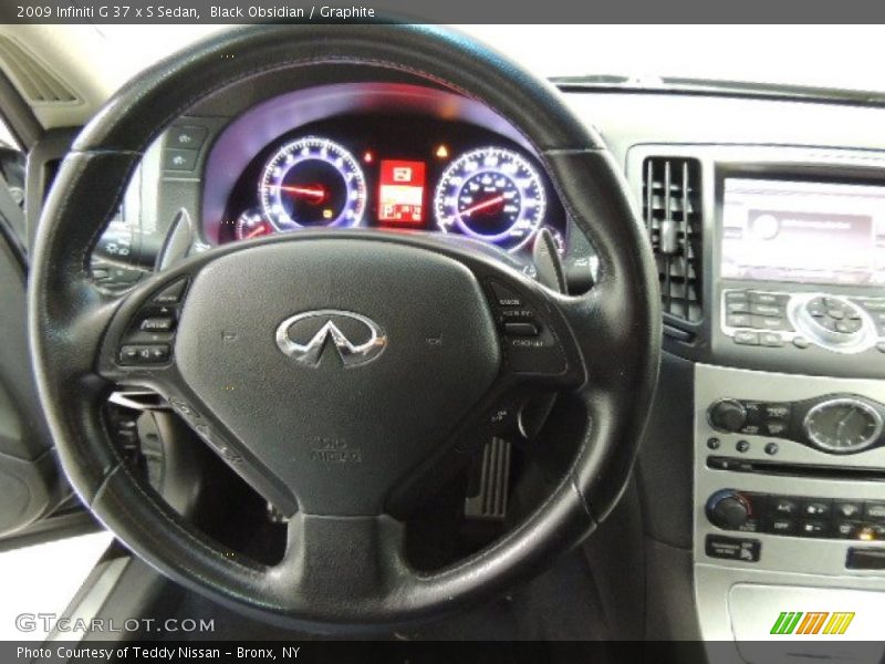 Black Obsidian / Graphite 2009 Infiniti G 37 x S Sedan