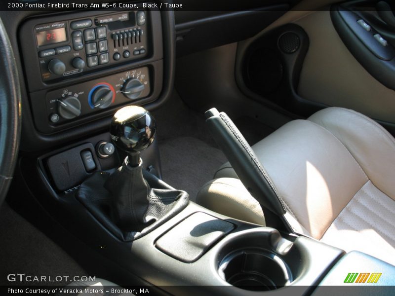 Black / Taupe 2000 Pontiac Firebird Trans Am WS-6 Coupe