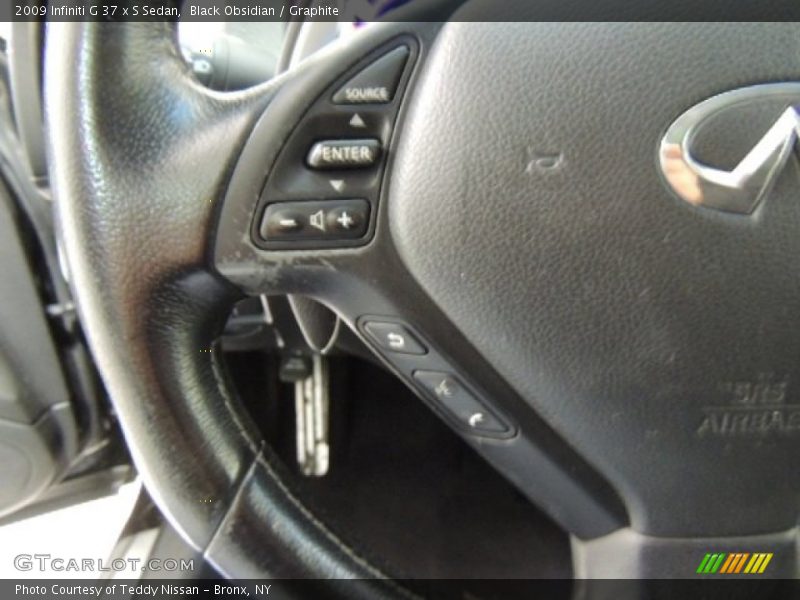 Black Obsidian / Graphite 2009 Infiniti G 37 x S Sedan