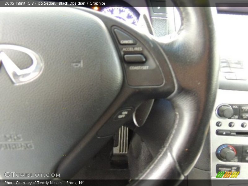 Black Obsidian / Graphite 2009 Infiniti G 37 x S Sedan