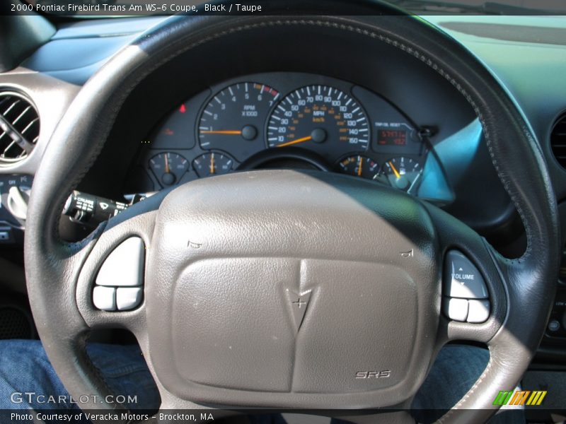 Black / Taupe 2000 Pontiac Firebird Trans Am WS-6 Coupe