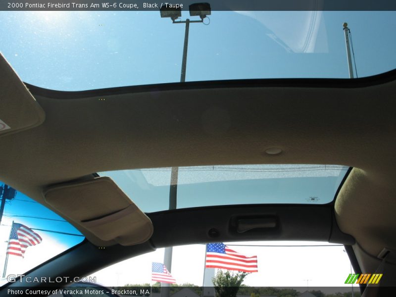 Black / Taupe 2000 Pontiac Firebird Trans Am WS-6 Coupe