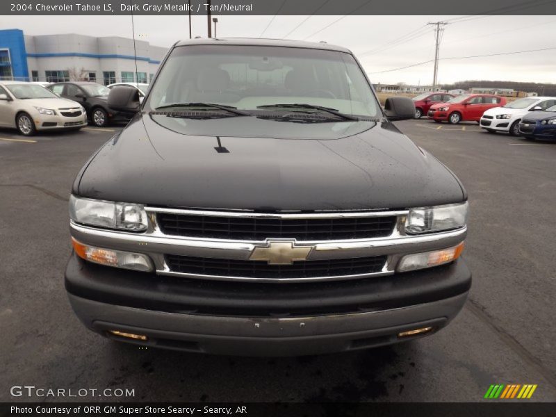 Dark Gray Metallic / Tan/Neutral 2004 Chevrolet Tahoe LS